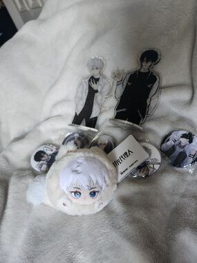 Link Click Plushie, Acrylic displays, & pins lot